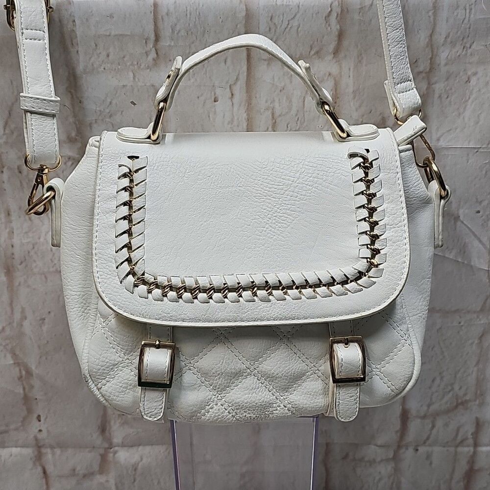 MMS white handbag